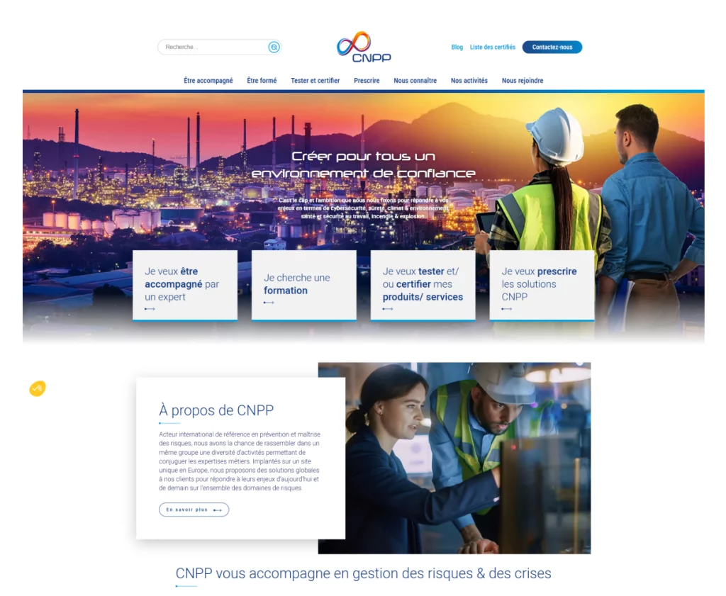 site vitrine CNPP